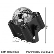 LED-Discolicht mit Fernbedienung & USB – Farbige Bühnenbeleuchtung für Party & Events