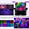 LED-Discolicht mit Fernbedienung & USB – Farbige Bühnenbeleuchtung für Party & Events