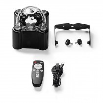 LED-Discolicht mit Fernbedienung & USB – Farbige Bühnenbeleuchtung für Party & Events