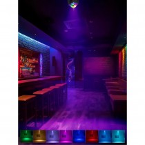 LED-Discolicht mit Fernbedienung & USB – Farbige Bühnenbeleuchtung für Party & Events