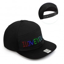 LED Baseball Cap, Animierte Bluetooth-LED Baseballmütze