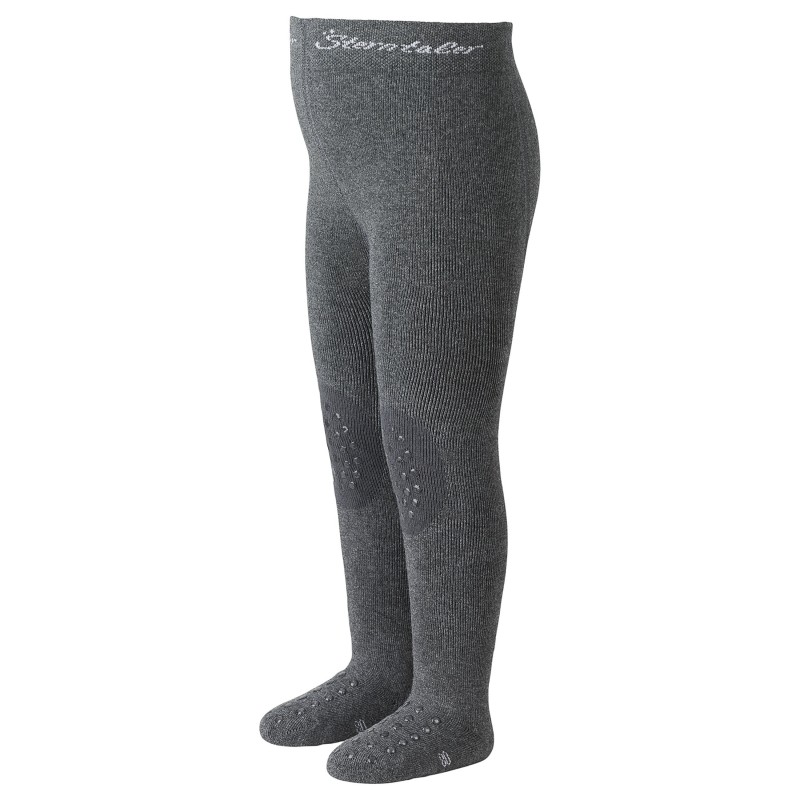 Sterntaler Krabbelstrumpfhose mit ABS-Noppen & Innenfrottee, Grösse 80 9-12 Monate Anthrazit