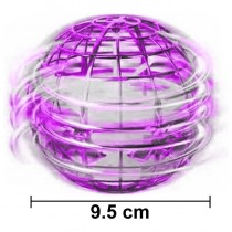 Der fliegend Balll mit Lichteffek - Flying Spinner mit LED Violett