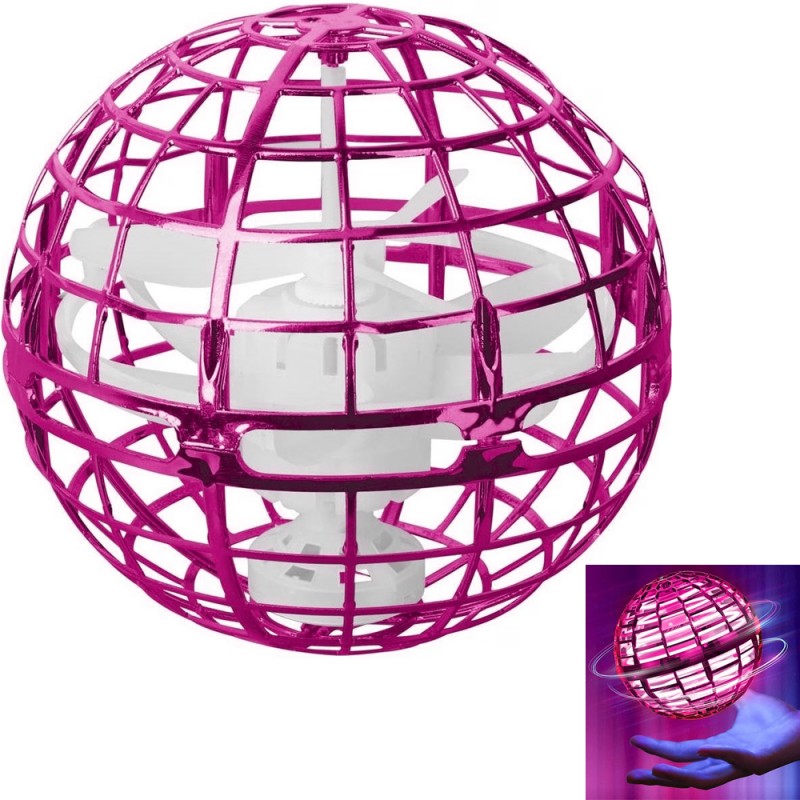 Der fliegend Balll mit Lichteffek - Flying Spinner mit LED Violett