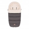 Fillikid Winterfusssack Fusssack Atlas Teddy grau mit Teddyplüsch