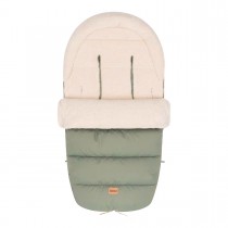 Fillikid Winterfusssack Atlas Teddy Salbei mit Teddyplüsch