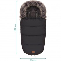Fillikid Winterfusssack Manaslu Reflect Schwarz
