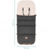 Fillikid Winterfusssack Kinley Teddy Grau