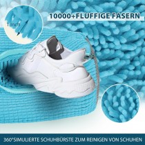 1 Stück Schuhe Waschbeutel – Sneaker & Schuhschutz für Waschmaschine Blau