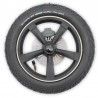 TFK mono2/duo2 - Hinterrad Schwalbe inklusive Bremsscheibe und Bremssattel - Luftrad 12" Zoll