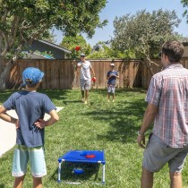 Cornhole Game Sets – Toss Game 7-teilig Blau