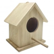 Vogelhaus und Futterstation aus Holz