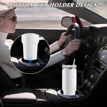 Edelstahl Thermobecher, Kaffeebecher, Auto-Tumbler-Becher, 900ml Weiss