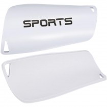 Fussball-Set Fussballsocken und Schienbeinschoner Grösse M Weiss