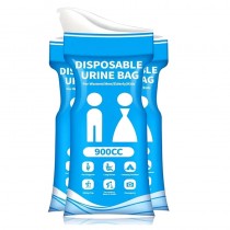 3 Stück Einweg Urinbeutel Unisex Blau