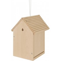 Eichhorn Vogelhaus aus Holz zum Zusammenbauen inkl. Pinsel und Farben