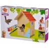 Eichhorn Vogelhaus aus Holz zum Zusammenbauen inkl. Pinsel und Farben