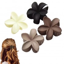 4 Stück Mini Haarkrallen, Haarklammern Blumen - Farbvielfalt für jeden Look