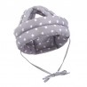 Babykopfschutz, verstellbarer Baby Helm, Baby Schutzhelm Sterne Grau