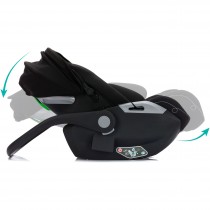 Fillikid Autositz NOA mit 360°-Drehung inkl. BASE Schwarz