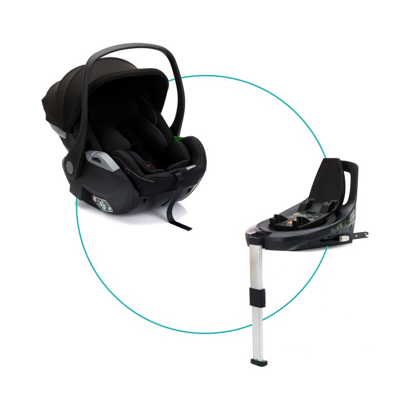 Fillikid Autositz NOA mit 360°-Drehung inkl. BASE Schwarz