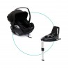 Fillikid Autositz NOA mit 360°-Drehung inkl. BASE Schwarz