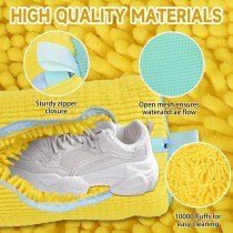1 Stück Schuhe Waschbeutel – Sneaker & Schuhschutz für Waschmaschine Gelb