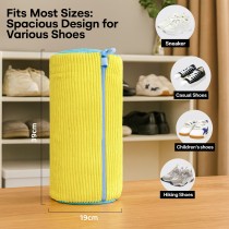 1 Stück Schuhe Waschbeutel – Sneaker & Schuhschutz für Waschmaschine Gelb