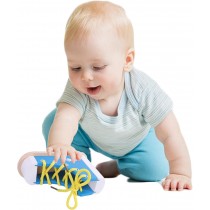 Schnürsenkelbinden-Spiel, Schnürsenkelspielzeug Blau