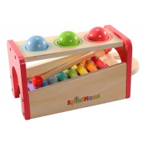SpielMaus Holz Musik- und Hammerspiel 6-teilig