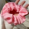 5er-Set Scrunchies – Einfarbige Haargummis Floral