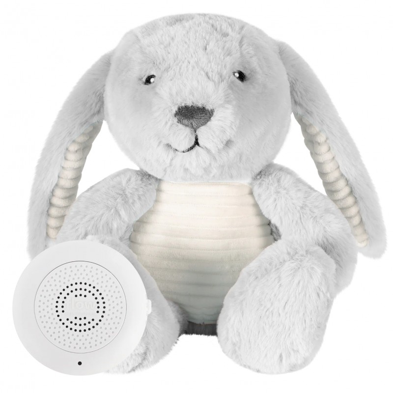 Flow Baby Comforter Milo Grau – Herzschlag-Tröster mit Musik & Sensor