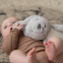 Flow Baby Comforter Milo Grau – Herzschlag-Tröster mit Musik & Sensor