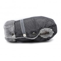 Fleece Handschuhe für den Kinderwagen – Kinderwagen Handwärmer Grau