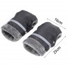 Fleece Handschuhe für den Kinderwagen – Kinderwagen Handwärmer Grau