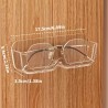 Brillenhalter Transparent – 1 Stück Wandhalterung für Brillen & Sonnenbrillen