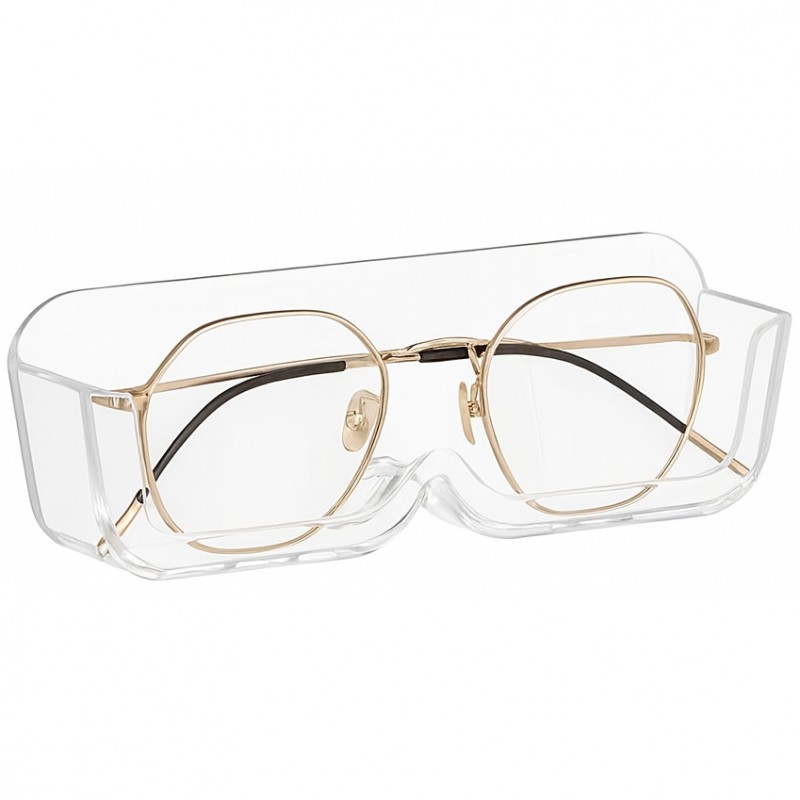 Brillenhalter Transparent – 1 Stück Wandhalterung für Brillen & Sonnenbrillen