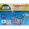 Lena Fahrradsitz Puppen Lenker-Sitz – Mitfahrspass für Lieblingspuppe – Lila, Pink