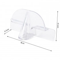 2 Stück Brillenhalter Wandhalterung – Transparente Brillenaufbewahrung