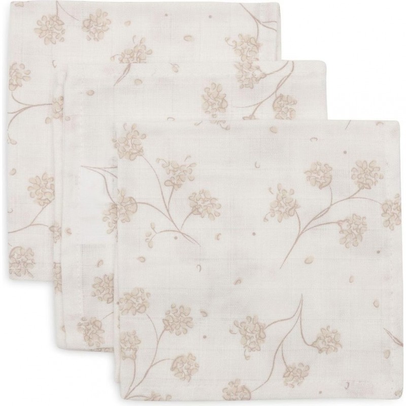 Jollein Spucktücher Hydrophil Leafy Dreams - 31x31 cm - 3 Stück