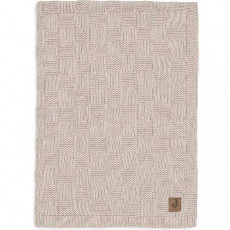 Jollein Decke Box Knit - 75x100 cm Warm Sand