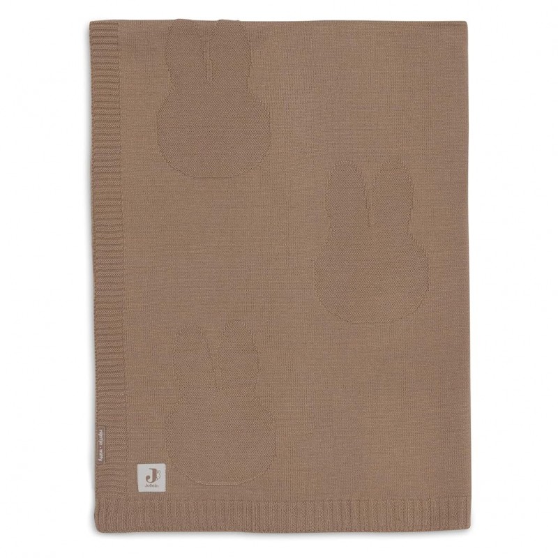 Jollein Decke Miffy - 75x100 cm Biscuit