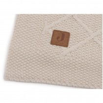 Jollein Decke Gitterbett Check Knit - 75x100 cm - Oatmeal