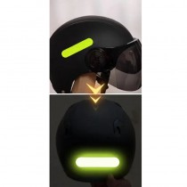 42 Stück Reflektierende Aufkleber – Neon-Gelb Selbstklebende Sicherheitsreflektoren für Fahrrad, Motorrad & Roller