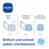 Mam Air Night Silikon Schnuller, 2 Stück, ab 16 Monate