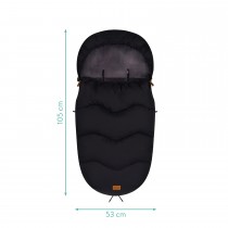 Fillikid Winterfusssack Ogre Schwarz