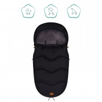 Fillikid Winterfusssack Ogre Schwarz