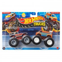 Hot Wheels Monster Trucks 2er-Pack Town Hauler vs Dodge Ram Van