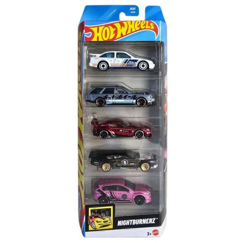 Hot Wheels 5er Geschenkset Nightburnerz