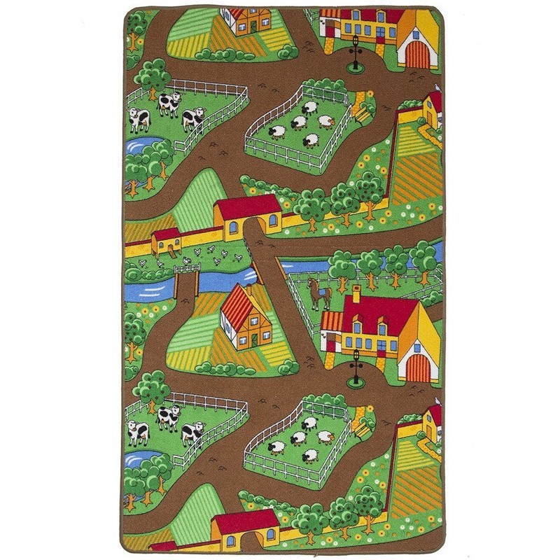 Spielteppich Bauernhof 100x165cm
